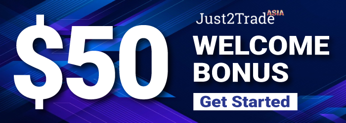 Receive Free $50 Forex No deposit Bonus on Just2Trade