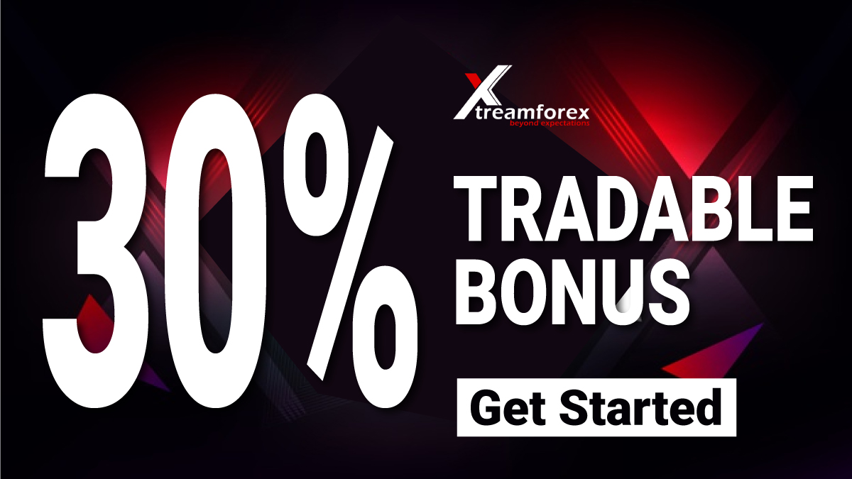 Receive 30% Tradable Bonus offer on XtreamForex