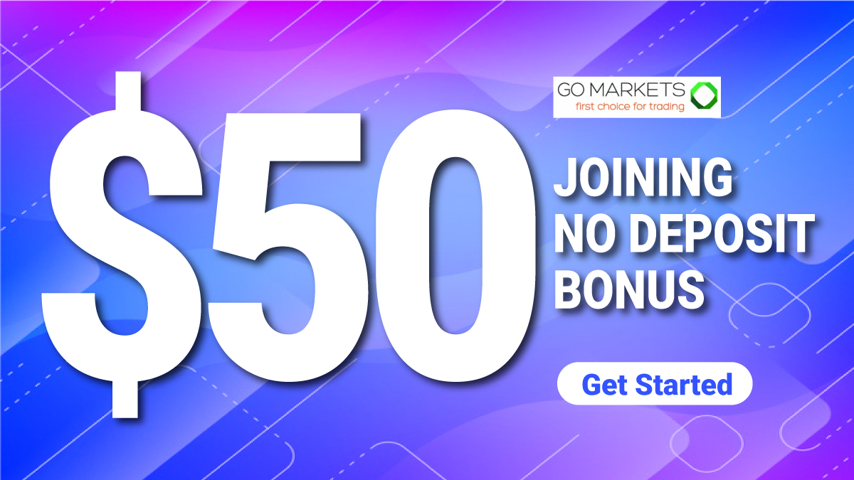 Free $50 Forex Joining Bonus offer on Go Markets