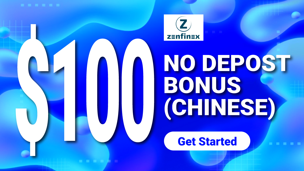 Receive an amazing $100 No Deposit Bonus on Zenfinex