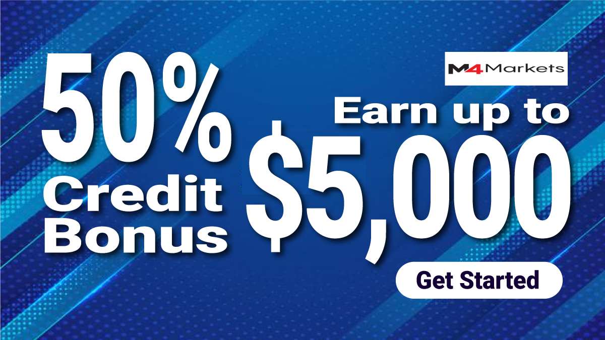 M4Markets 50% Forex Credit Bonus