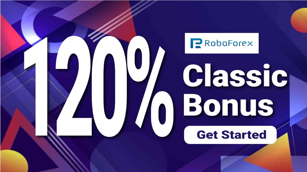 RoboForex Classic Deposit Bonus up to 120%