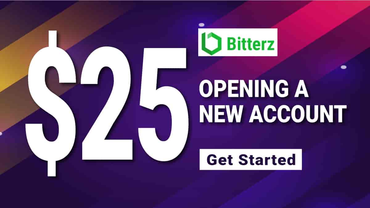 Bitterz Bonus | Crypto No Deposit OFFER $25