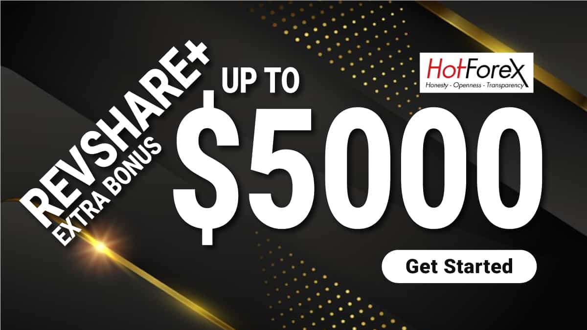 Up to $5000 Bonus Partner commission HotForex