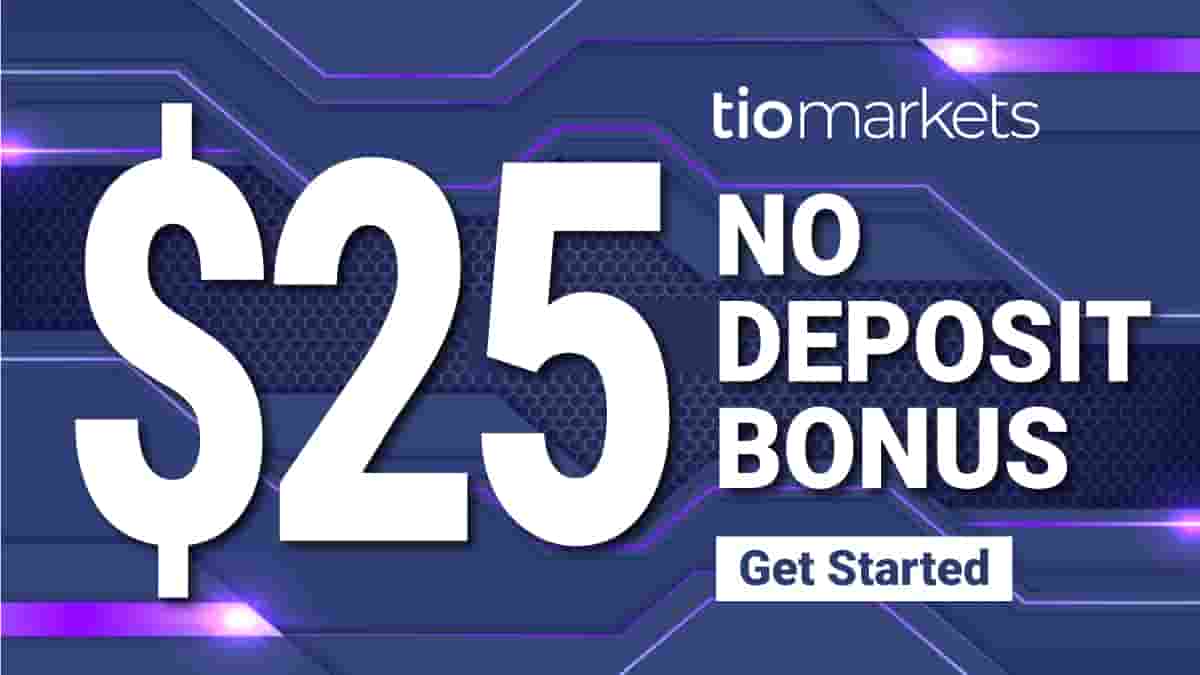 Free 25 USD Welcome Bonus - TIOMarkets