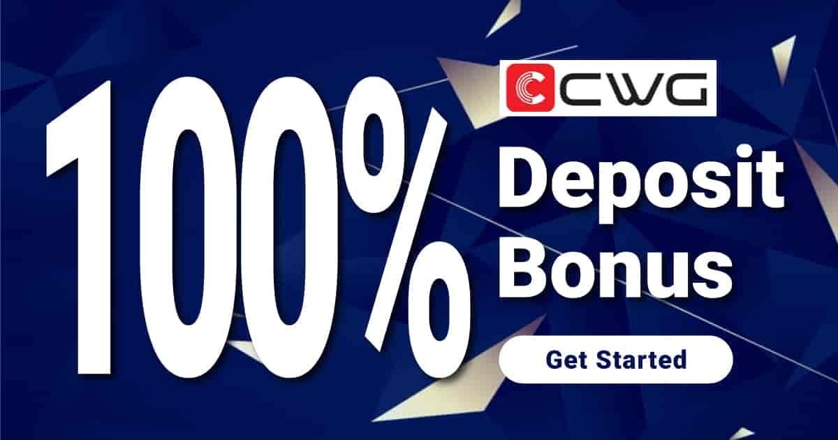 CWG Markets 100% Deposit Bonus Every Deposit