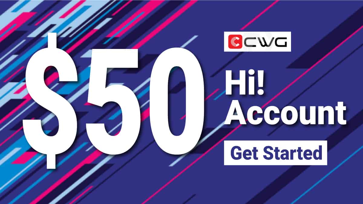 CWGMarkets $50 hi account forex no deposit bonus