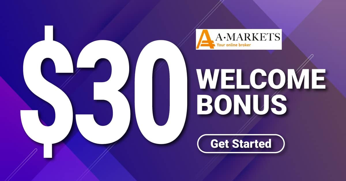 $30 Forex No Deposit Bonus promo From AMarkets