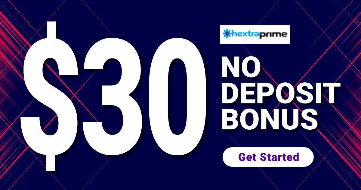Free No Deposit Bonus of $30 from Hextra Prime