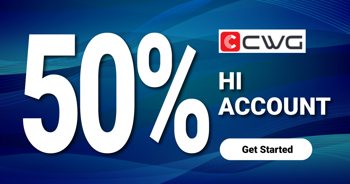$50 Hi no-Deposit Account CWG MARKETS