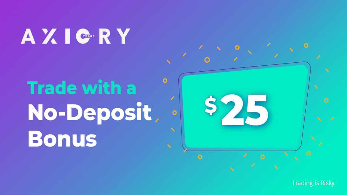 Get 25 USD No Deposit Bonus Offer from Axiory