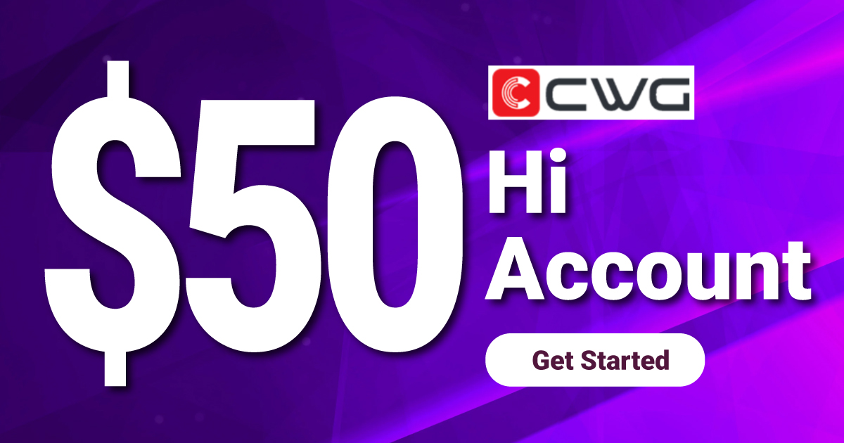 CWG $50 Hi Account No Deposit Bonus