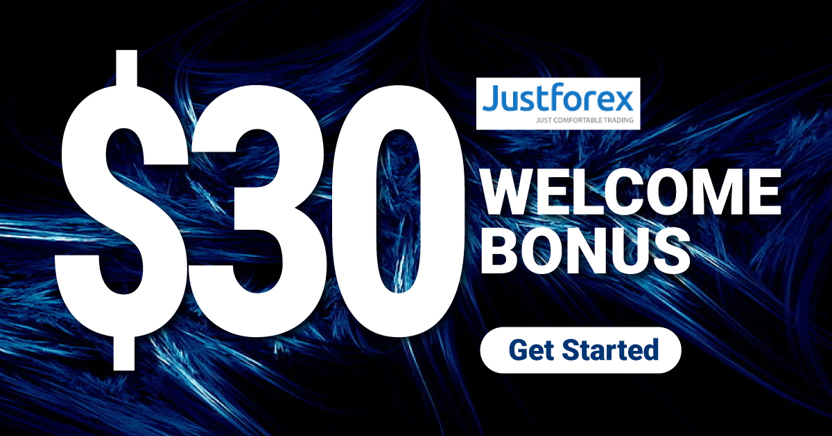 Get $30 Welcome Bonus By JustForex
