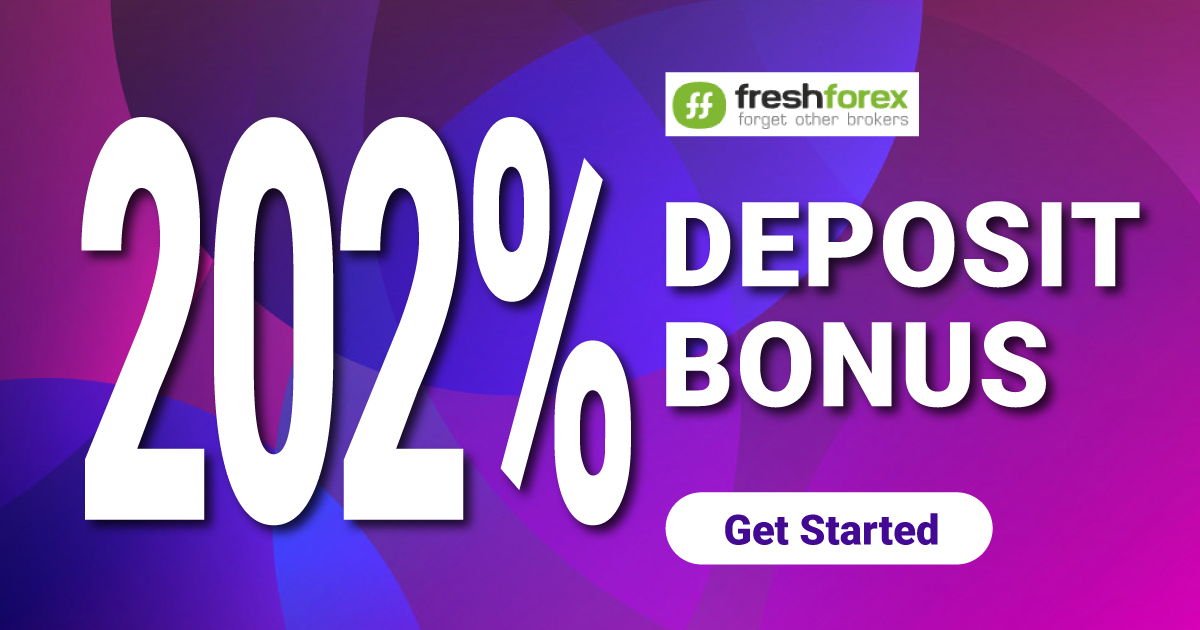 FreshForex 202% Drawdown Deposit Bonus