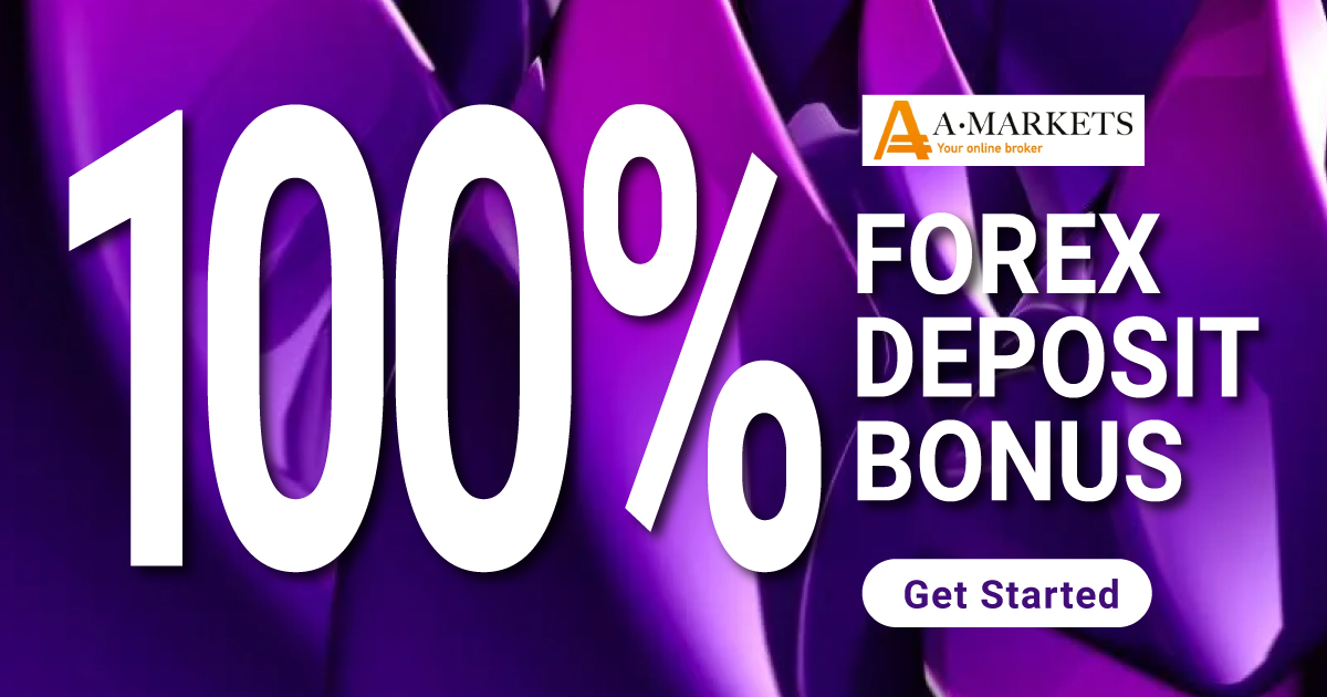 AMarkets Get 100% Deposit Bonus