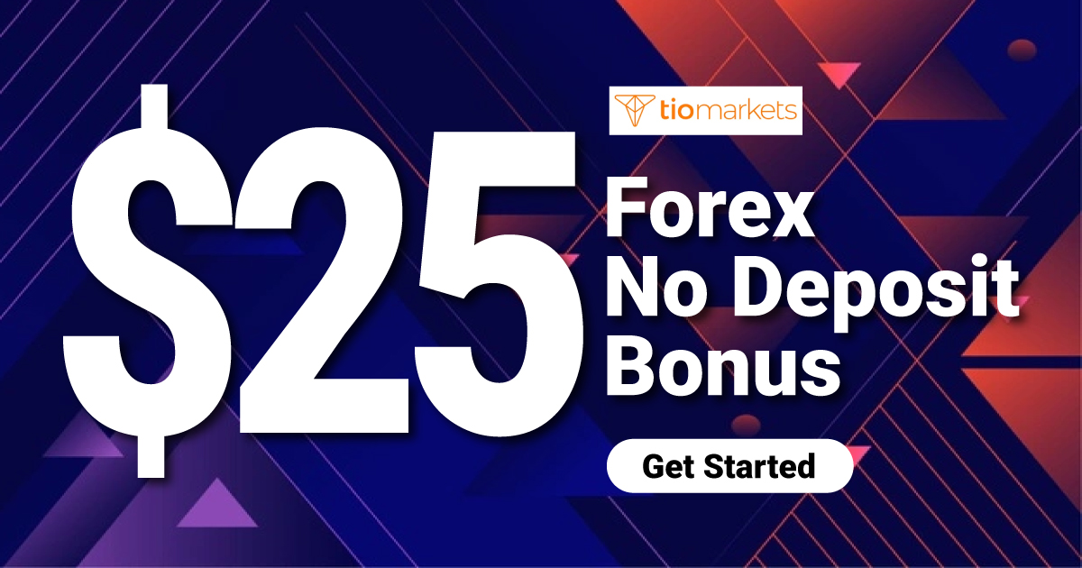 TIOMarkets $25 USD No Deposit Bonus