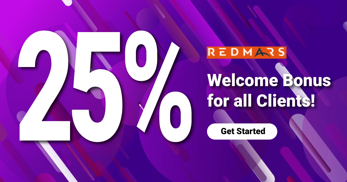 Get RedMars 25% Deposit Bonus
