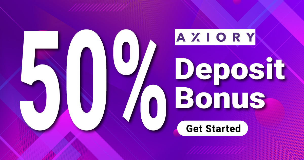 Get 50% Deposit Bonus From Axiory