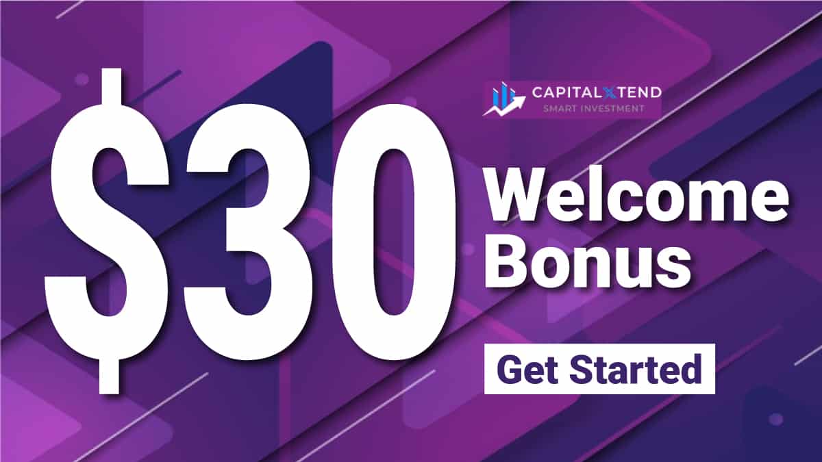 Capitalxtend $30 Forex Welcome Deposit Bonus 