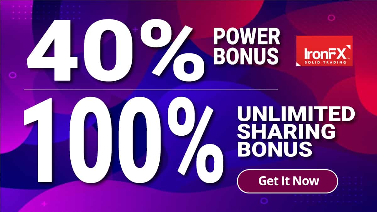 Get 40% Power + 100% unlimited Sharing Bonus