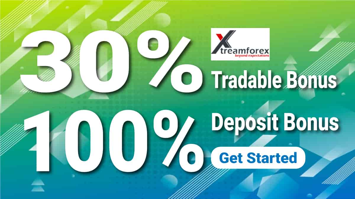 XtreamForex 30% &100% Forex deposit bonus