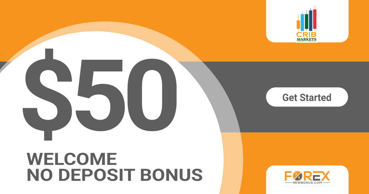 $50 welcome no deposit bonus from CRIB Markets