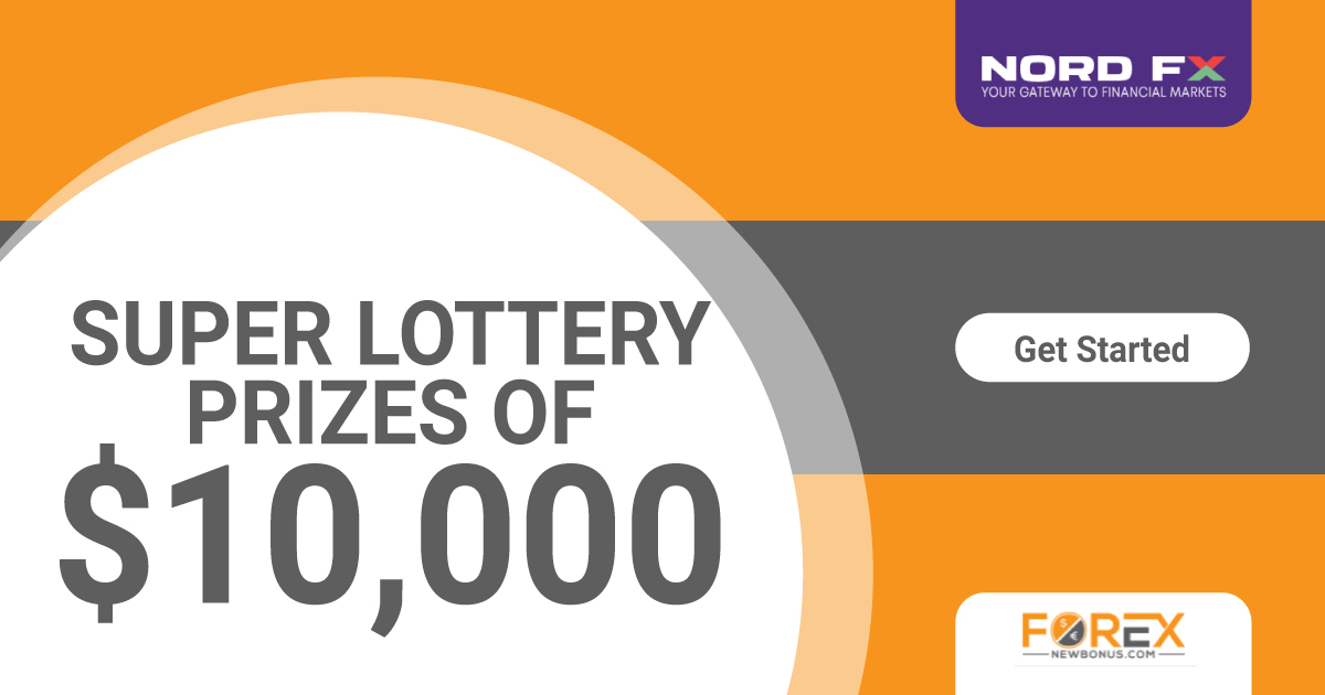 NordFX 10000 USD of Super Lottery