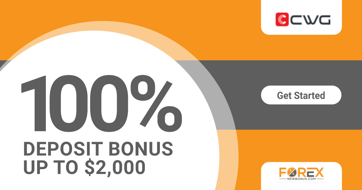 CWG 100% Deposit Bonus on Each Deposit up to $2000