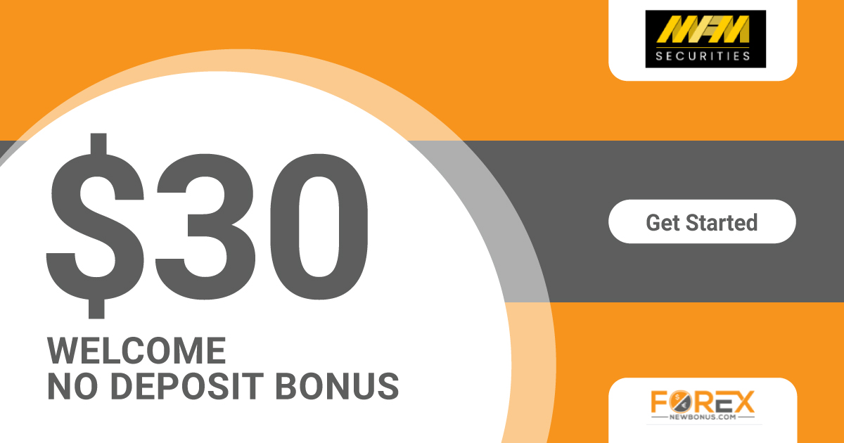 $30 USD Forex Welcome Bonus from MFM