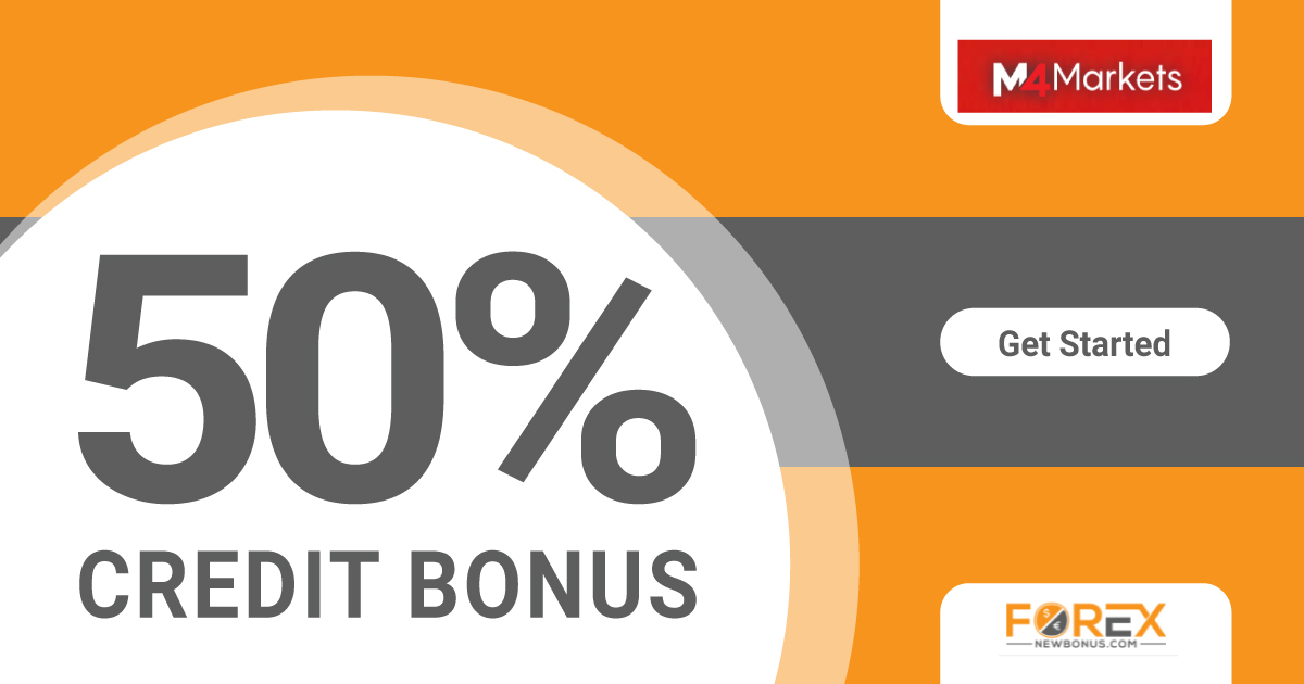 50% Credit Bonus up to 5000 USD by M4Markets