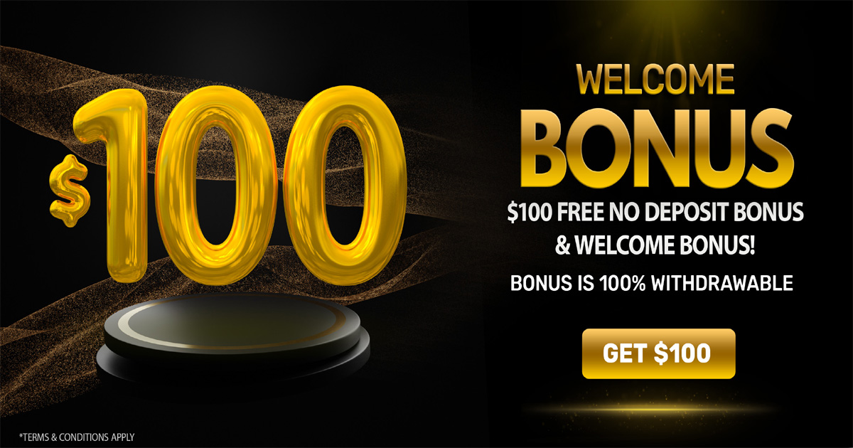 100 USD Welcome No Deposit Bonus from FVFX
