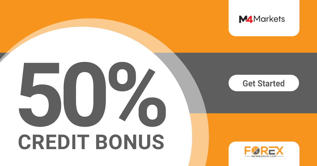50% Credit Bonus up to $5000 from M4markets