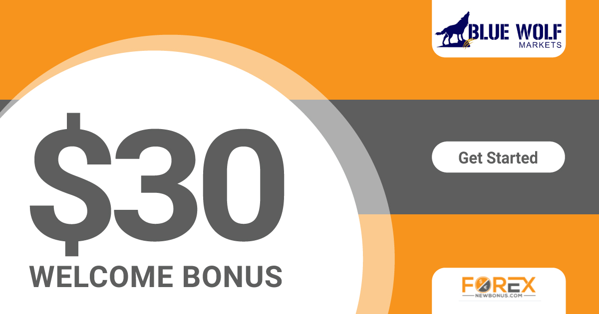 Bluewolf Markets 30 USD No Deposit Welcome Bonus