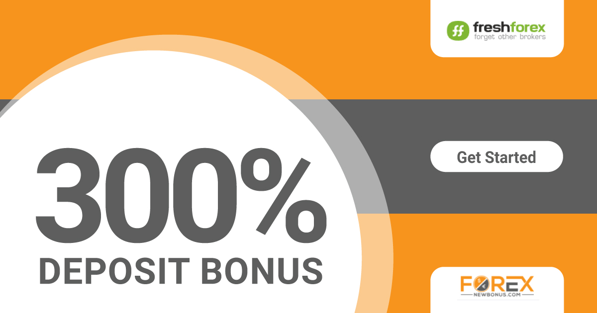 Freshforex Offers a 300% Bonus For Each Deposit you made