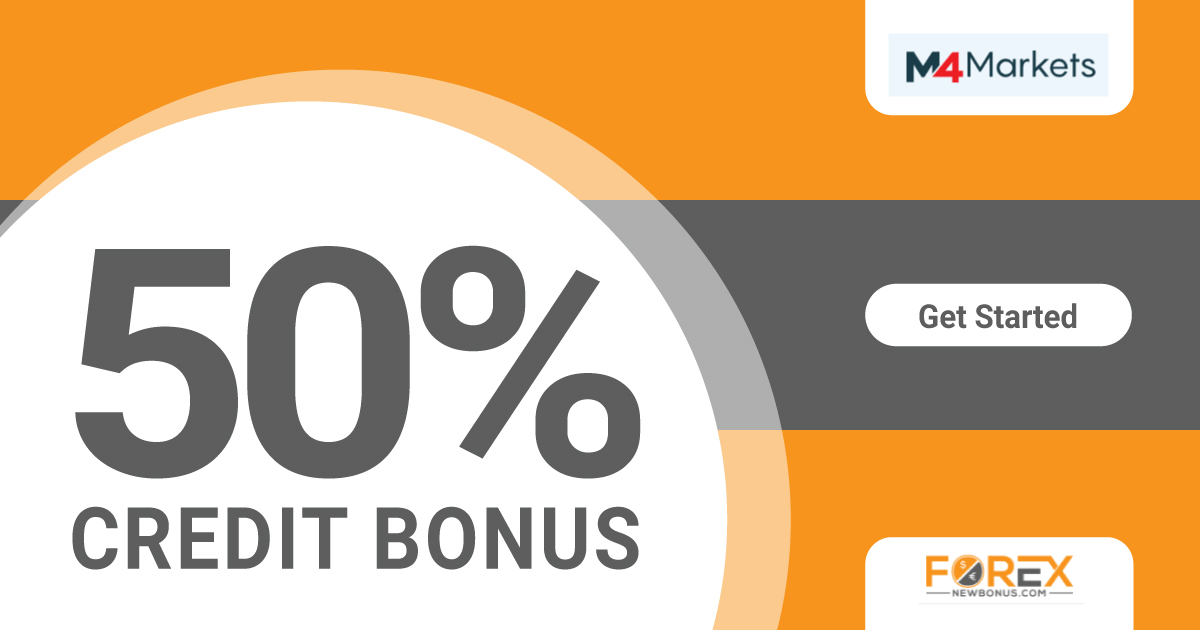 50% Forex Credit Bonus Up to 10000 USD from M4Markets