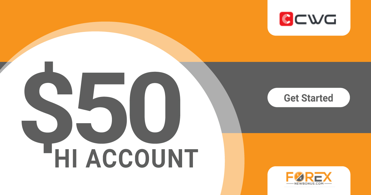 Forex CWG broker $50 Hi Account Bonus