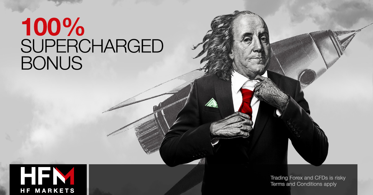 100% Forex Supercharged Bonus on all deposits