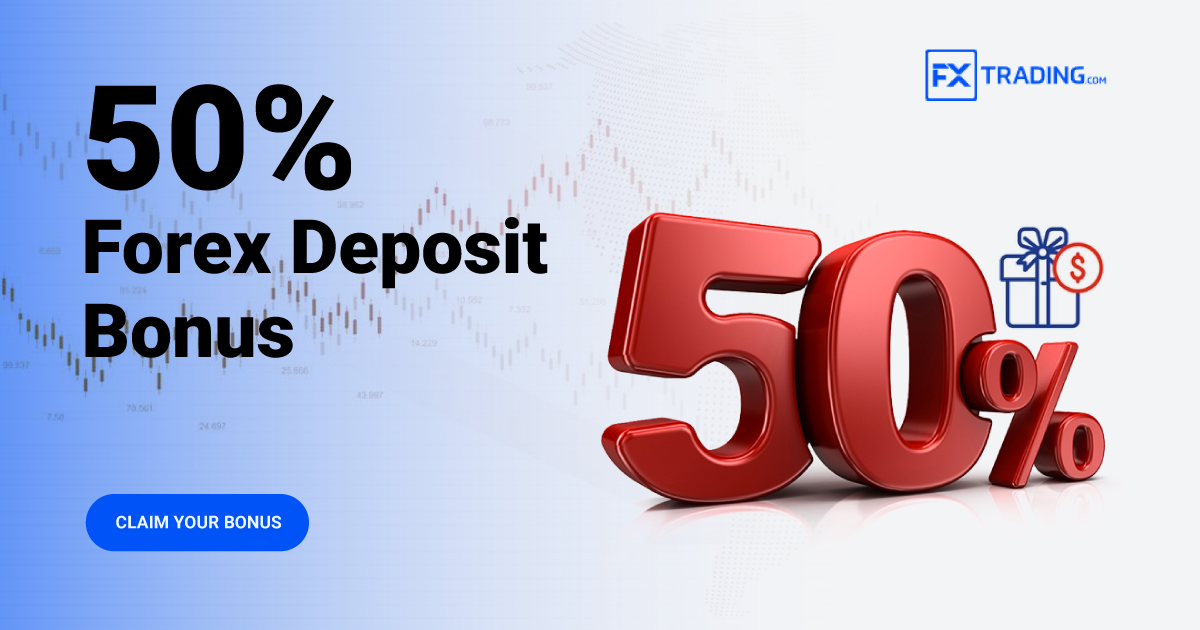 FXTrading 50% Forex Trading Deposit Bonus