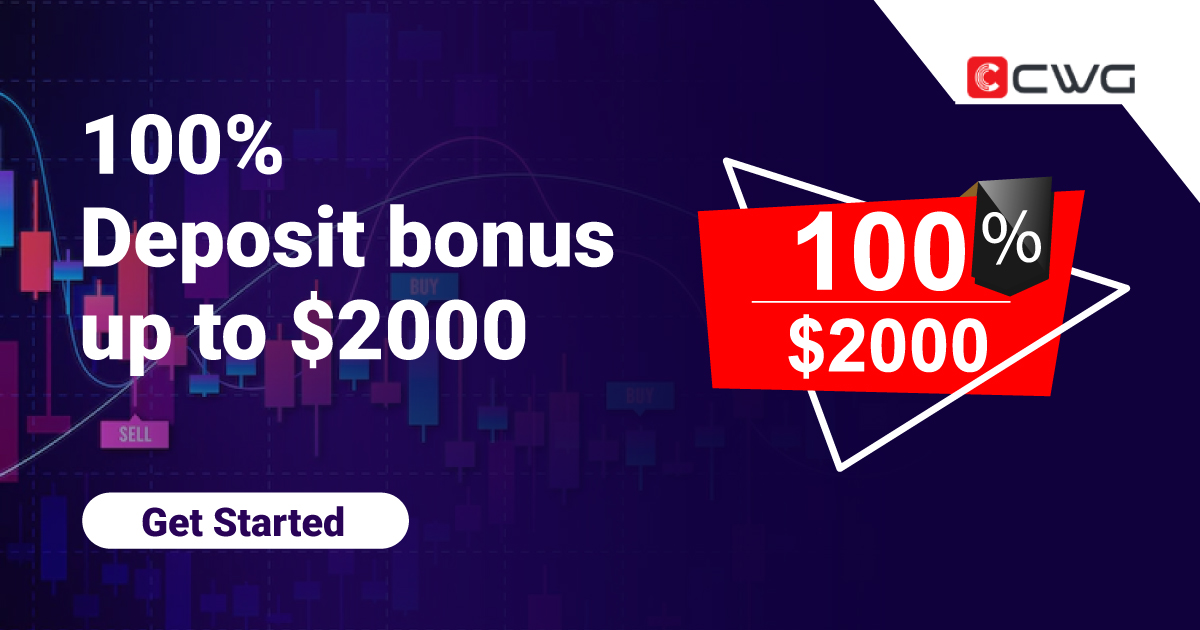 CWG broker 100% Forex Deposit Bonus up to $2000