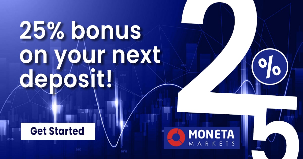 25% Rescue bonus on your next deposit - Moneta Markets