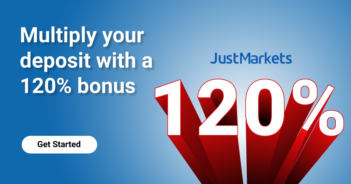 Forex 120% Deposit Bonus - JustMarkets