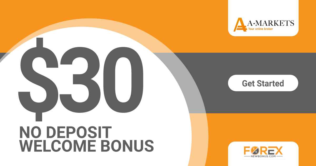30 USD Welcome No Deposit Bonus by Amarkets