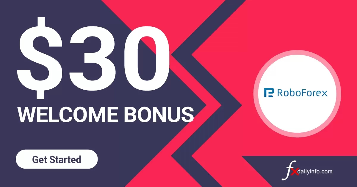 Free $30 Forex No Deposit Welcome Bonus on Roboforex