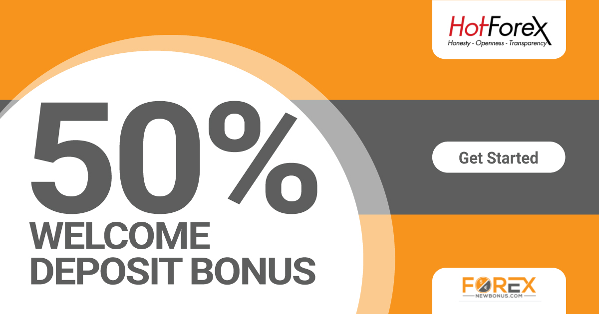 50% Welcome Forex Deposit Bonus from HotForex