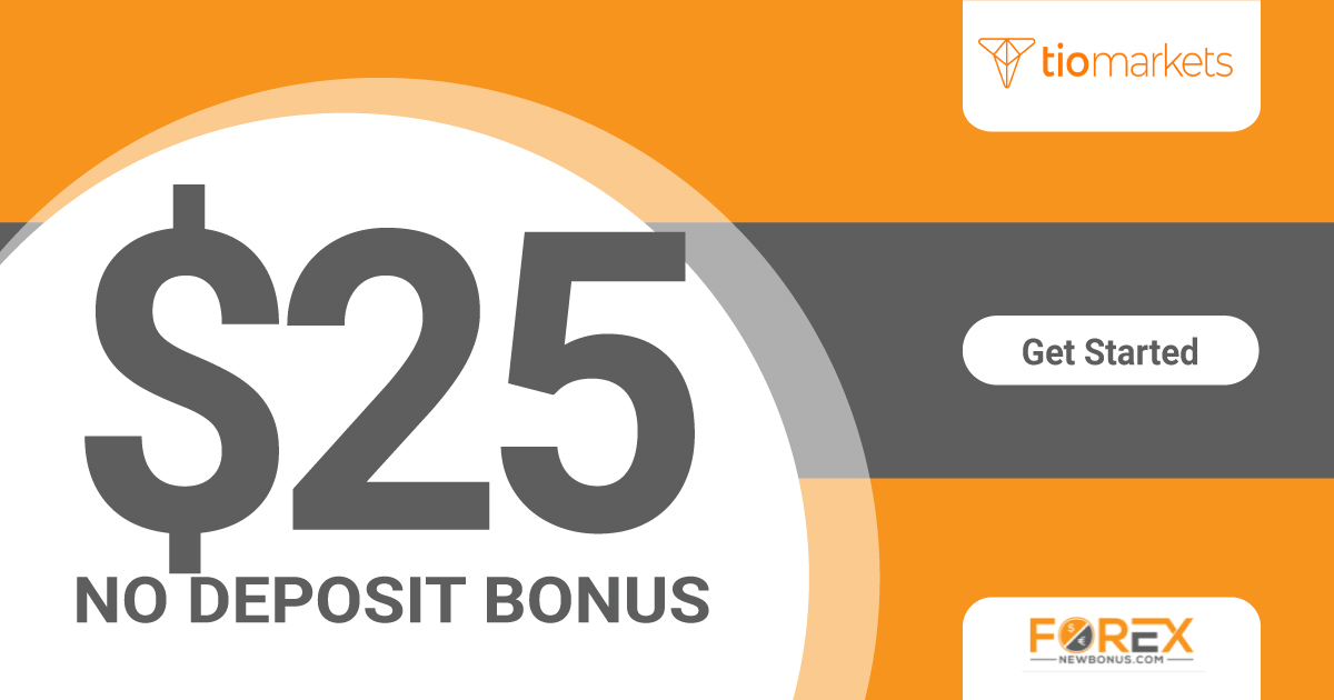 Tiomarkets presents a $25 No Deposit Bonus
