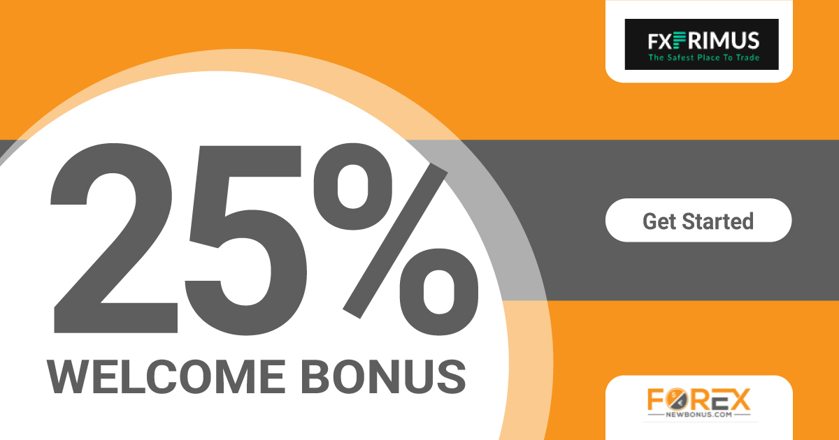 Forex 25% Welcome Deposit Bonus by FXprimus