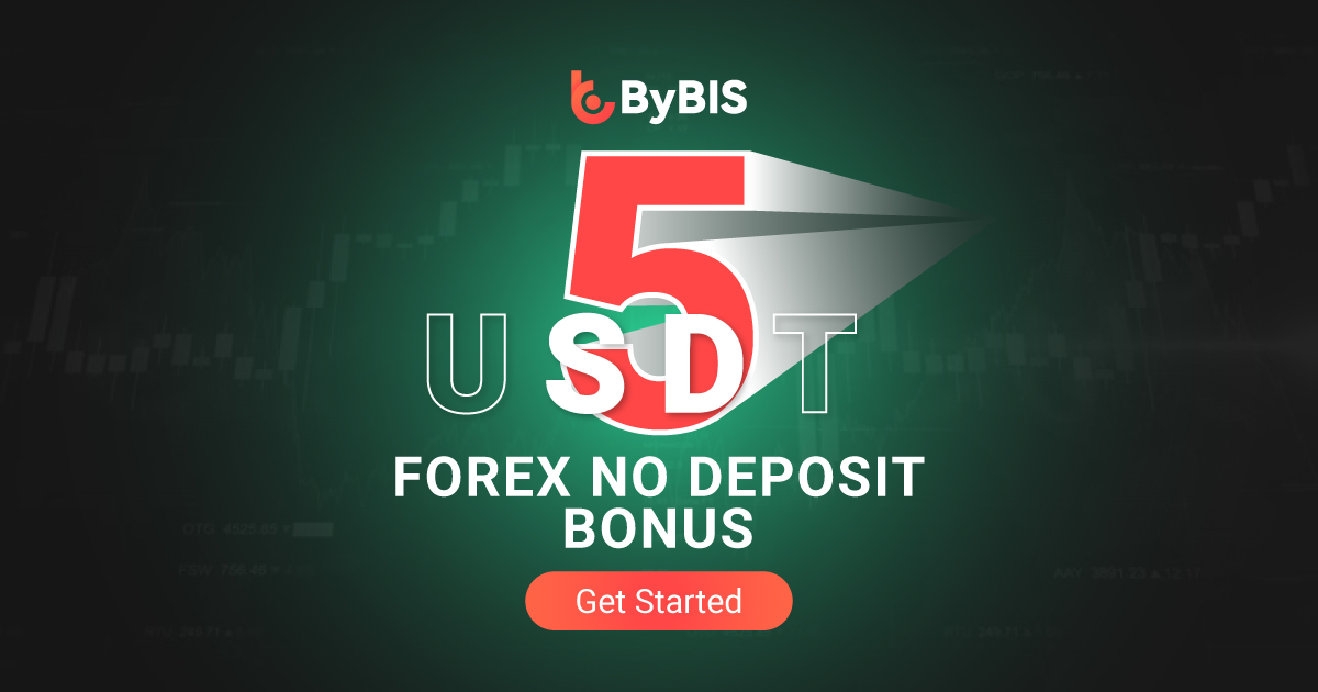 Forex New 5 USDT No Deposit Bonus provided by ByBIS