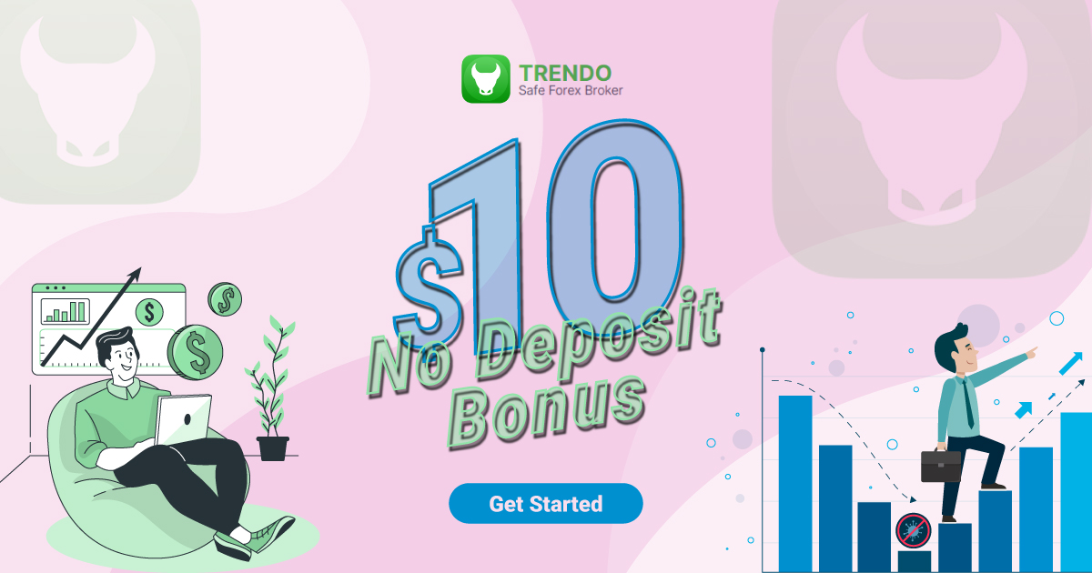 New Forex $10 No Deposit Bonus on Referral in Trendo