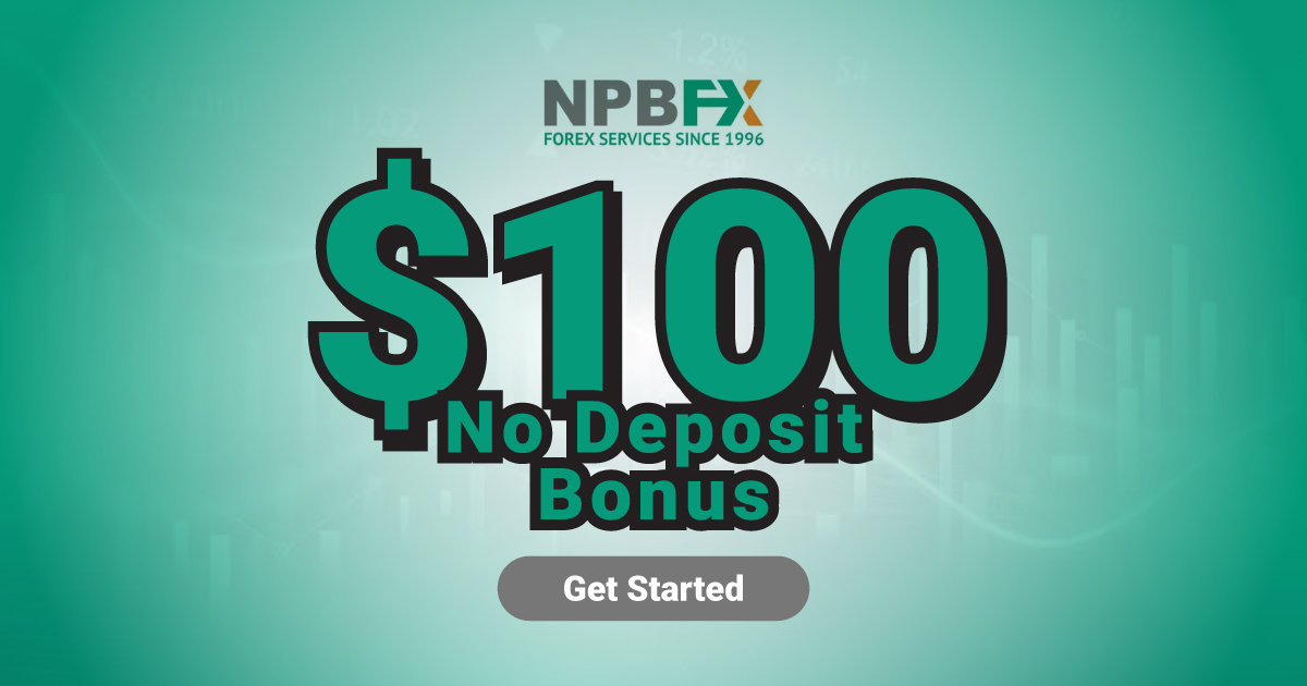 Claim a Welcome Forex $100 No Deposit Bonus at NPBFX