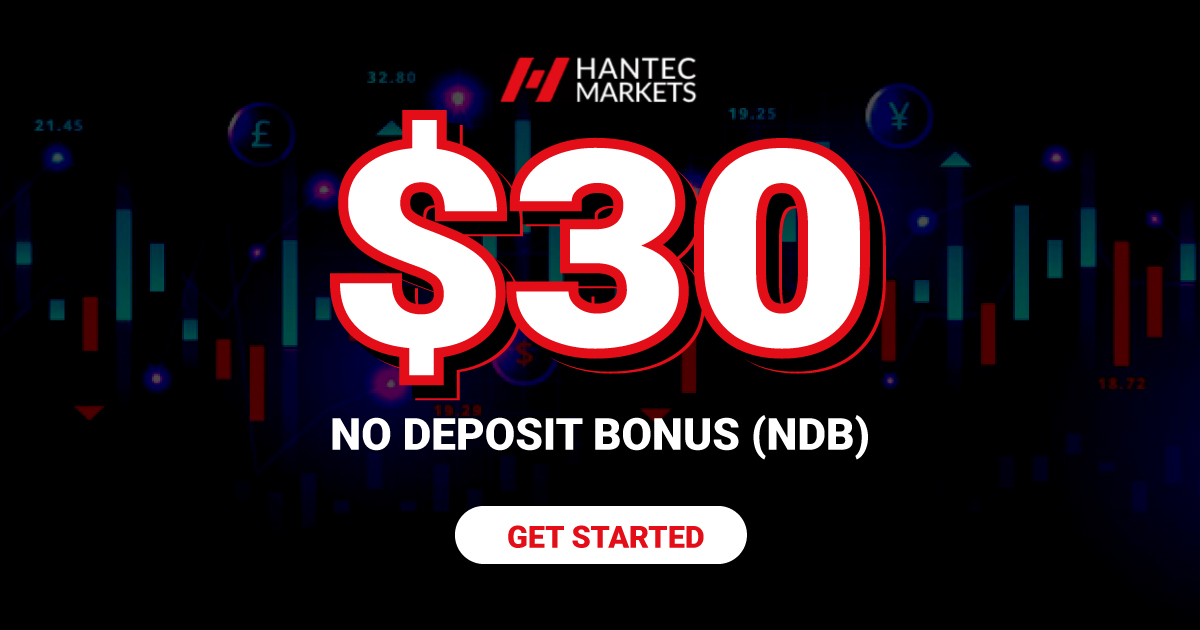Get a $30 No Deposit Bonus (NDB) from Hantec Markets